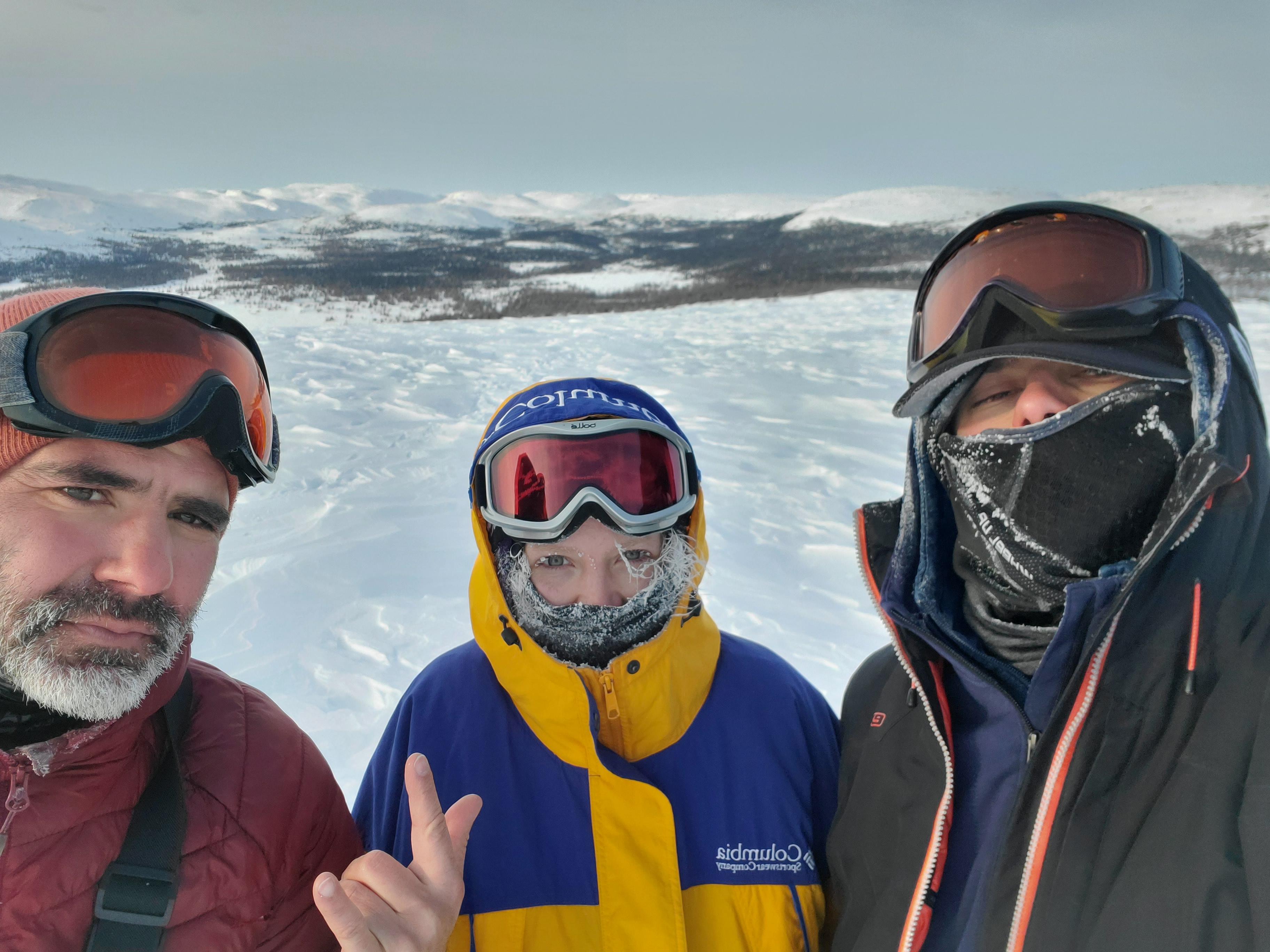 Field team in Nunavik