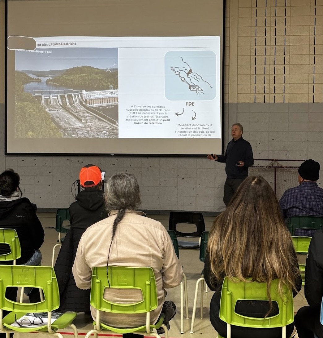 Community presentation in Wemotaci